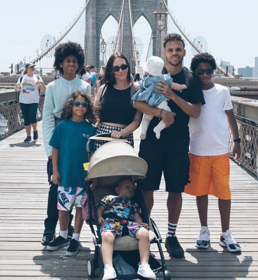 Anne-Laure Louis With Family